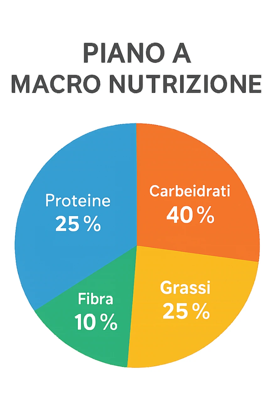 Piano A Macro nutrizionale GRAFICO sticker