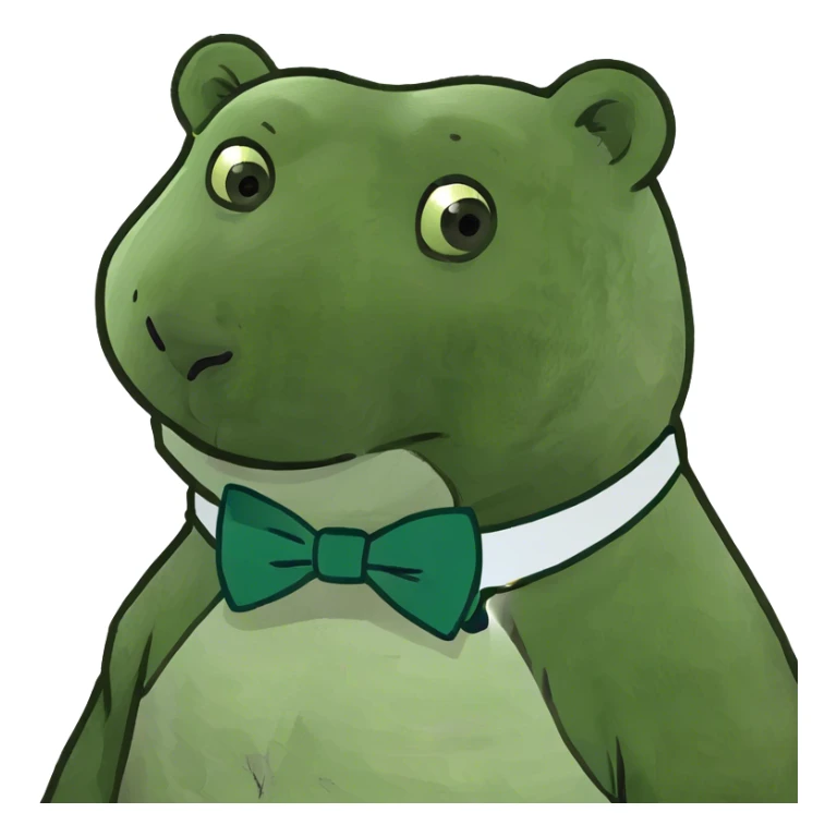 oso polar con un lazo  sticker