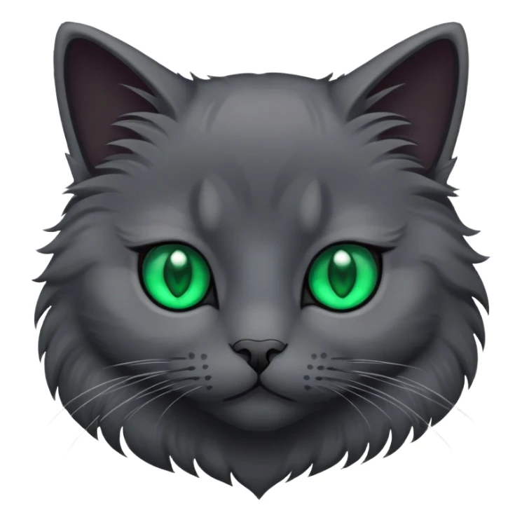 Dark grey cat sticker