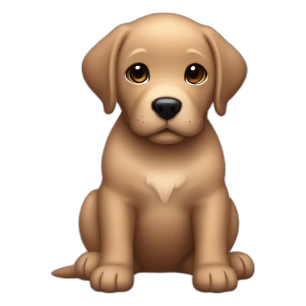 Un doudou bébé labrador noir sticker