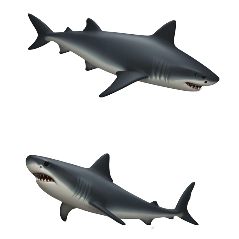 Black shark sticker