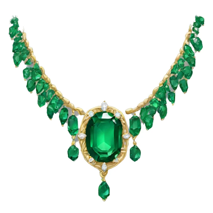 emerald necklace  sticker