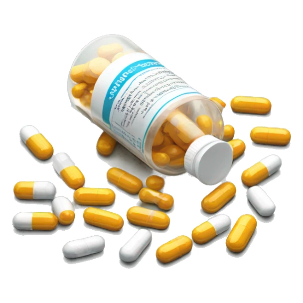 pills spilling from pill bottle sticker