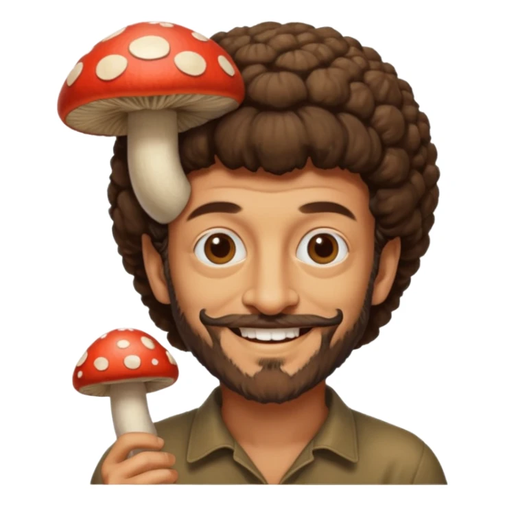 terence mckenna mushroom sticker