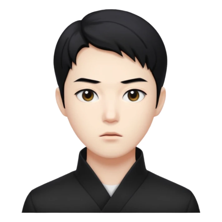 solo leveling anime character sung jinwoo sticker