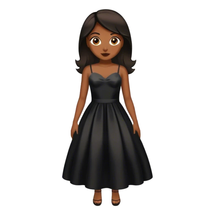 Only dress satin black sticker