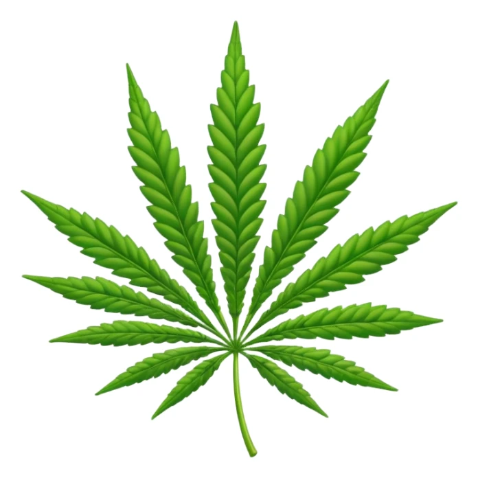 Marijuana plant emblem with 420 writing  sticker