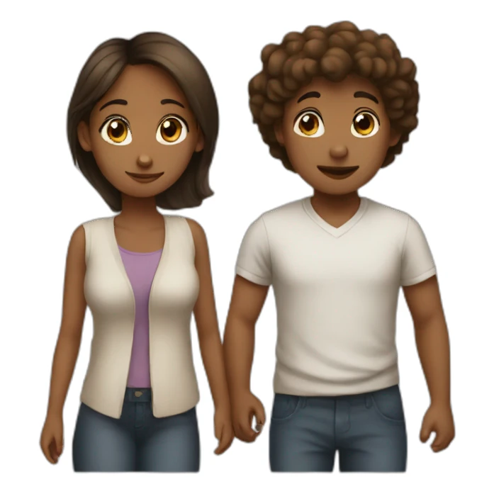 Love girl and boy sticker