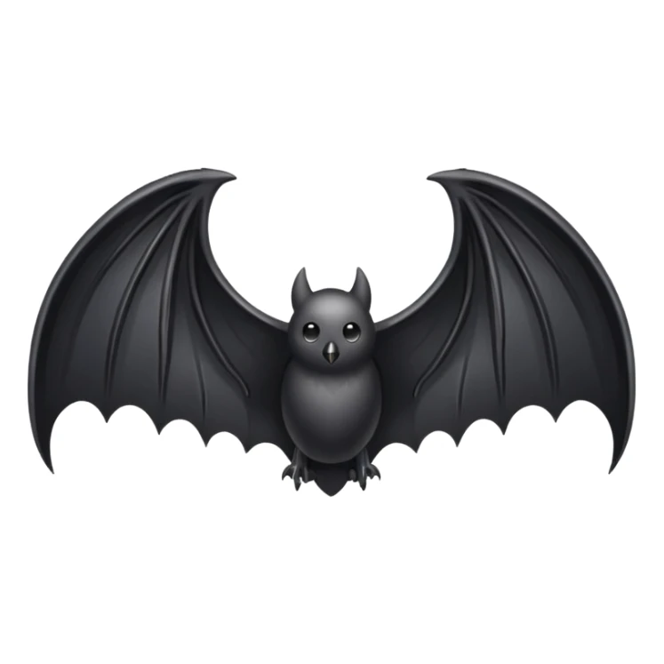 Bat wing and angel wing sticker