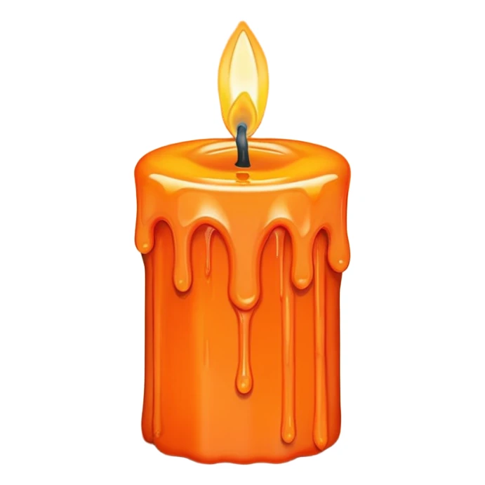 :candle404: → Dripping candle shaped like “404” sticker