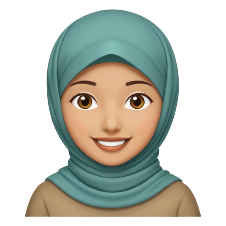 🙂 this emoji with hijab 🙂 sticker