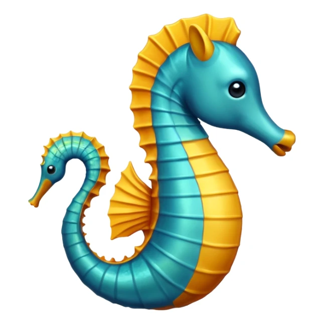 seahorse emoji sticker