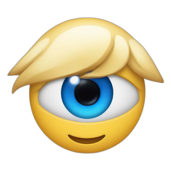 Yeux bleus et grandes oreilles sticker