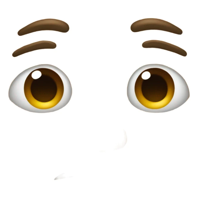A emoji face showing defeat  sticker