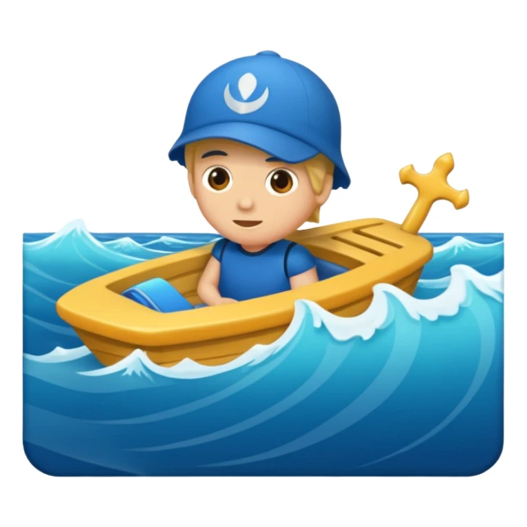 navegar por el mar sticker