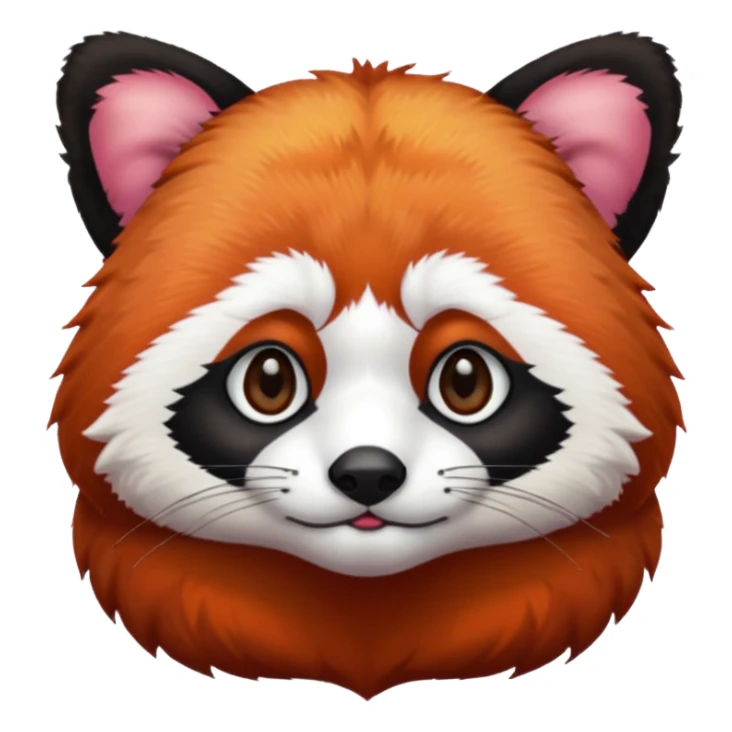 A red panda with serious eyes. sticker