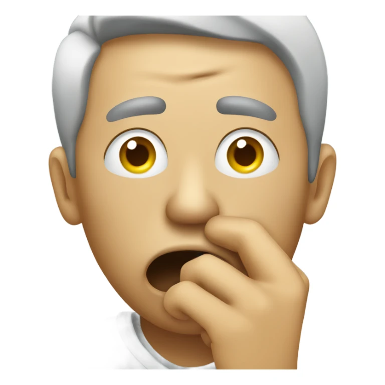 sick person coughing sticker