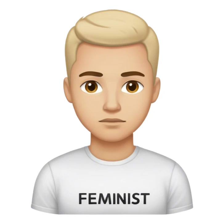 Male feminist  sticker