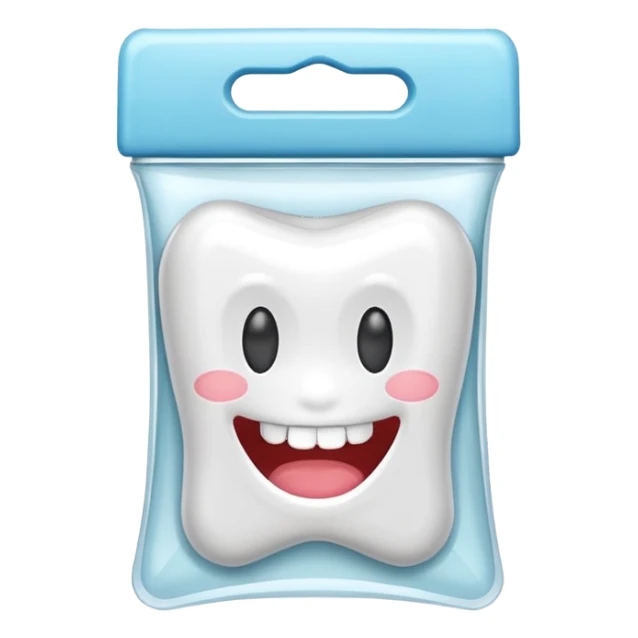 pack of dental floss sticker