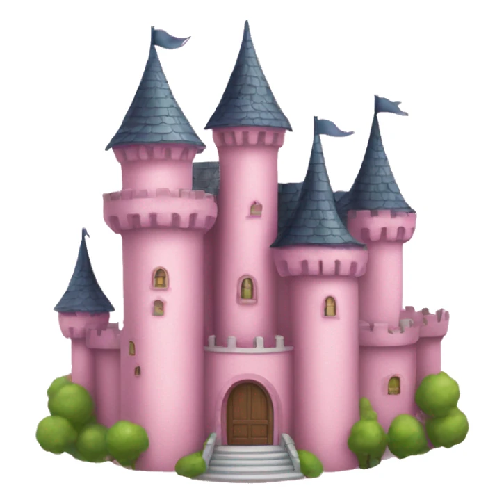 PRINCESS CASTLE HOUSE IN PINK sticker