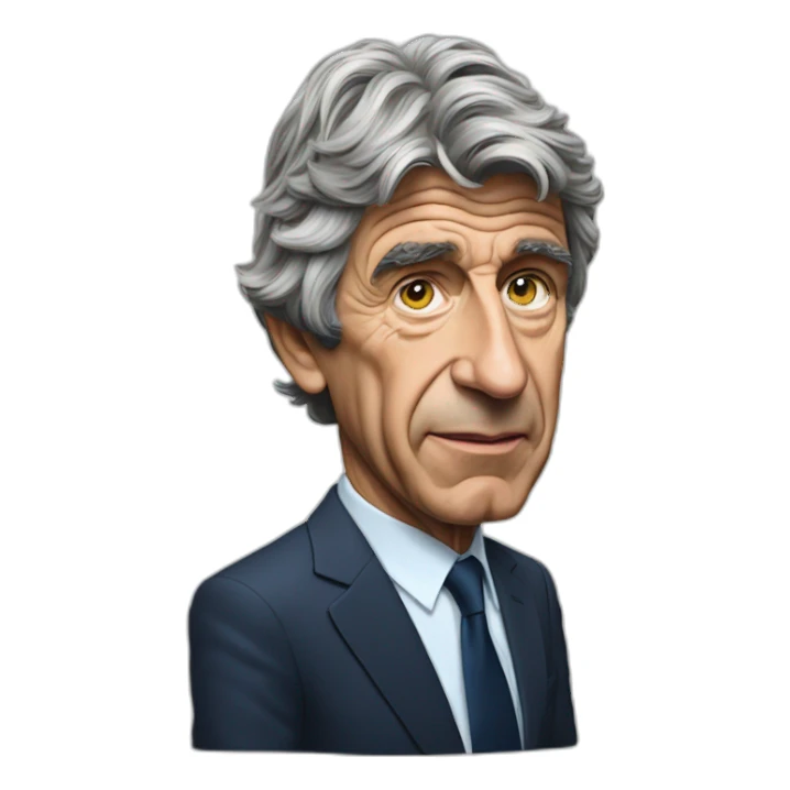 Hiperrealist Manuel pellegrini sticker