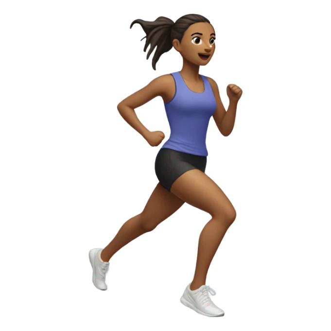 Run woman  sticker