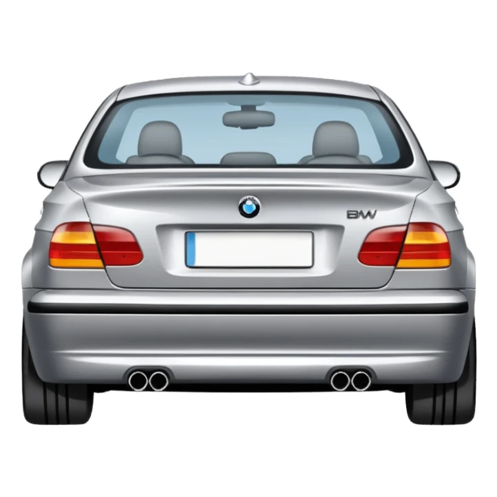 BMW 330ci car rear view sticker