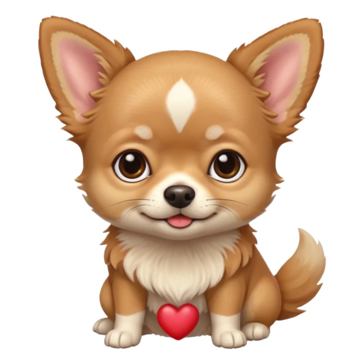 very cute chihuahua sticker