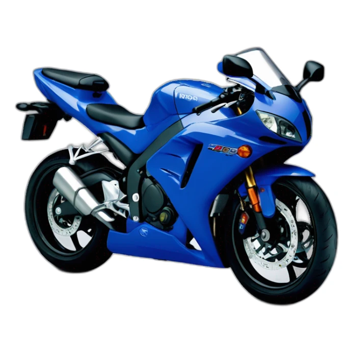 real blue 2005 honda cbr600rr sticker