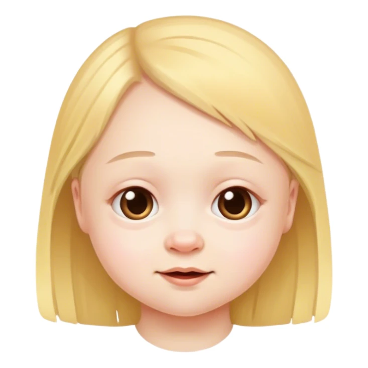 Girl with Down syndrome sticker