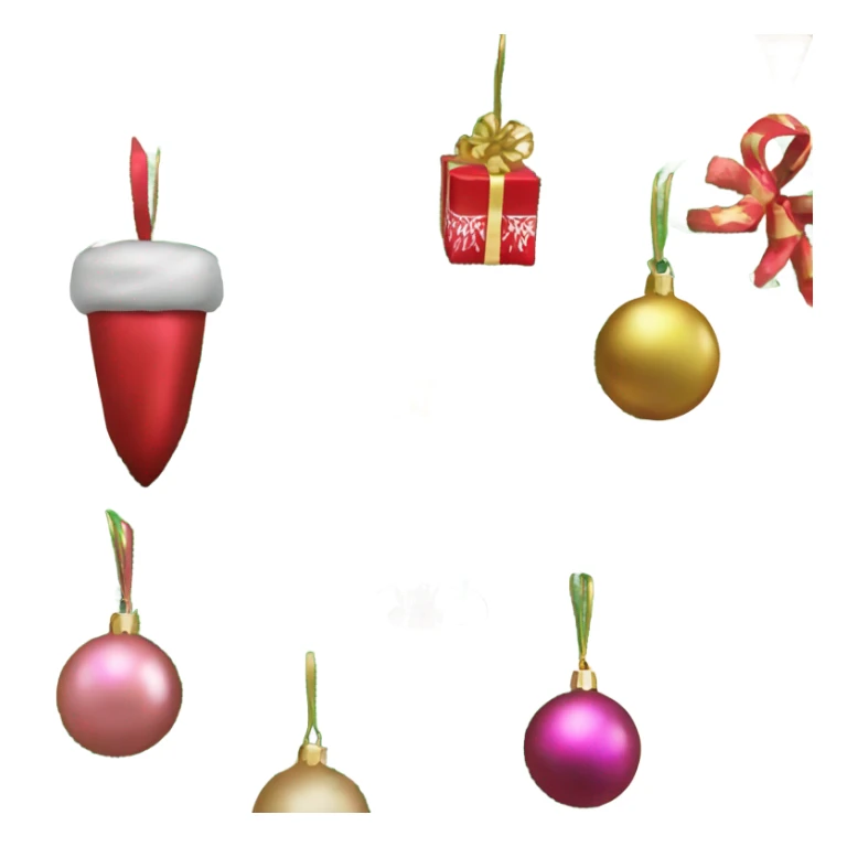 Christmas tree with Ariana grande  ornaments sticker