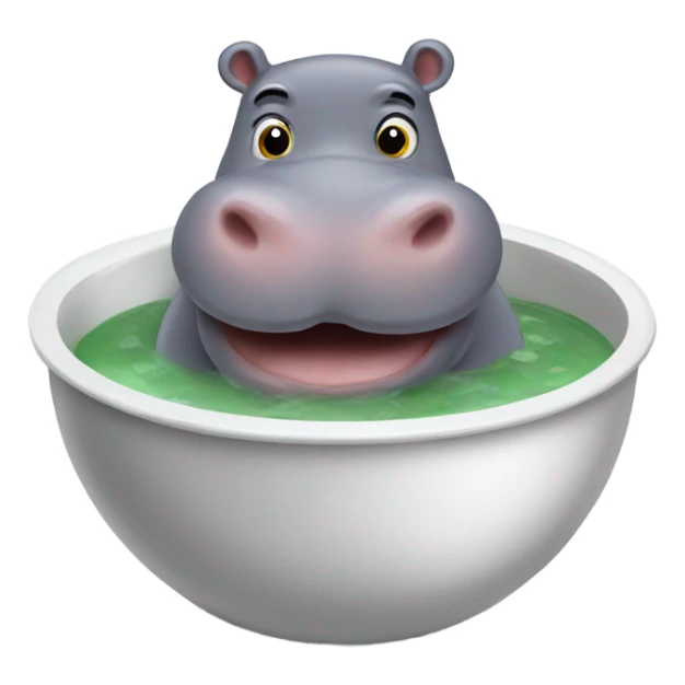 Hippo soup sticker