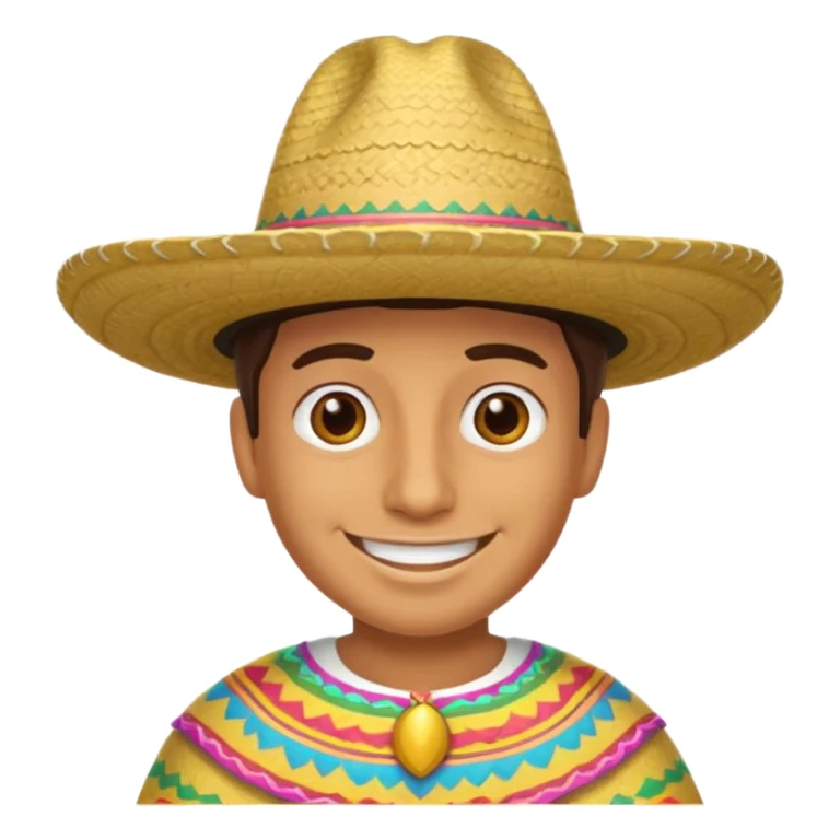 stereotypical mexican with sombrero sticker