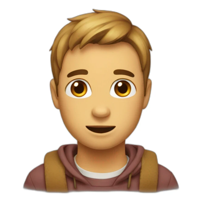 Emoji De un oso sticker