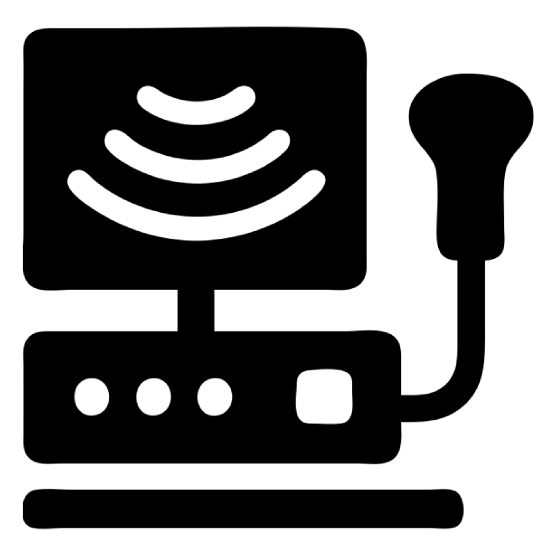 medical ultrasound machine sticker