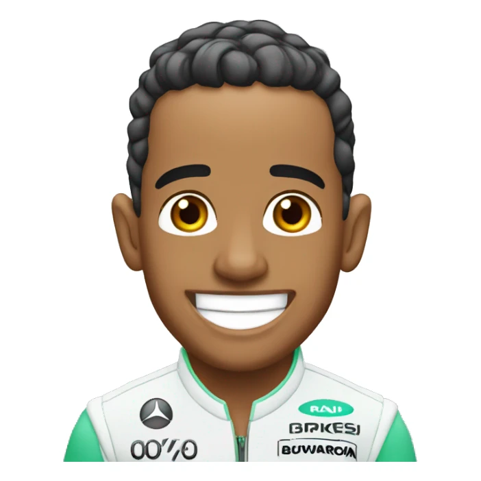 Lewis Hamilton Happy sticker