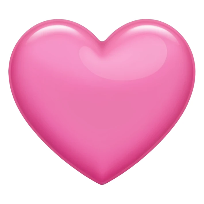 heart made with nail polish pink sticker