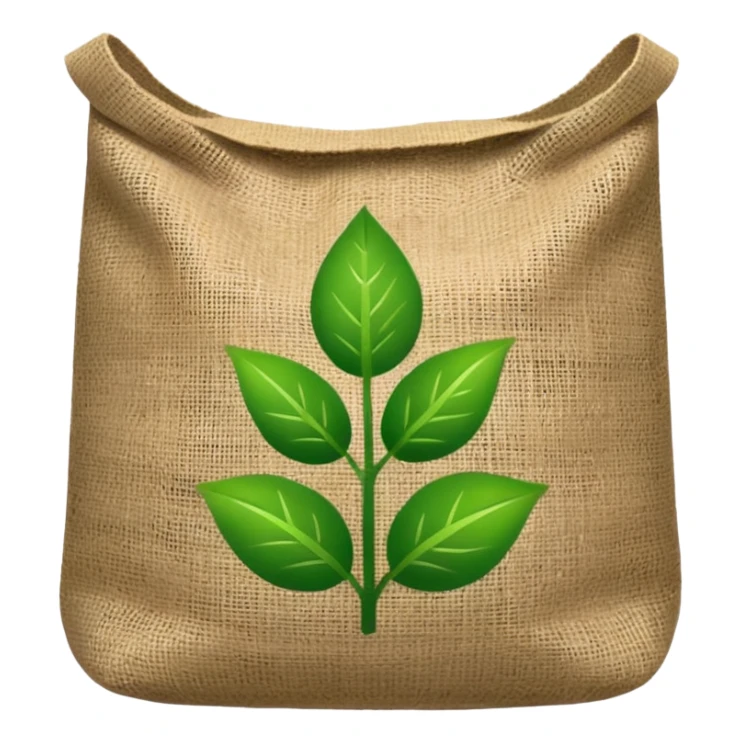 fertilizer bag with plant symbol sticker