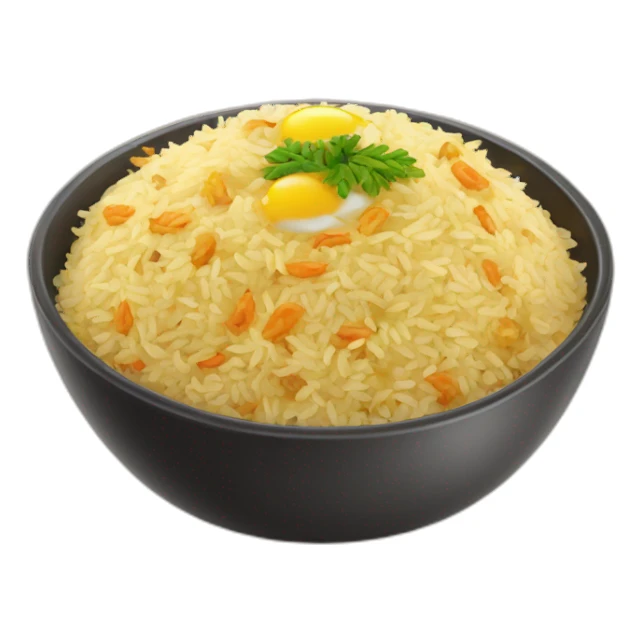 biriyani rice in a bowl sticker