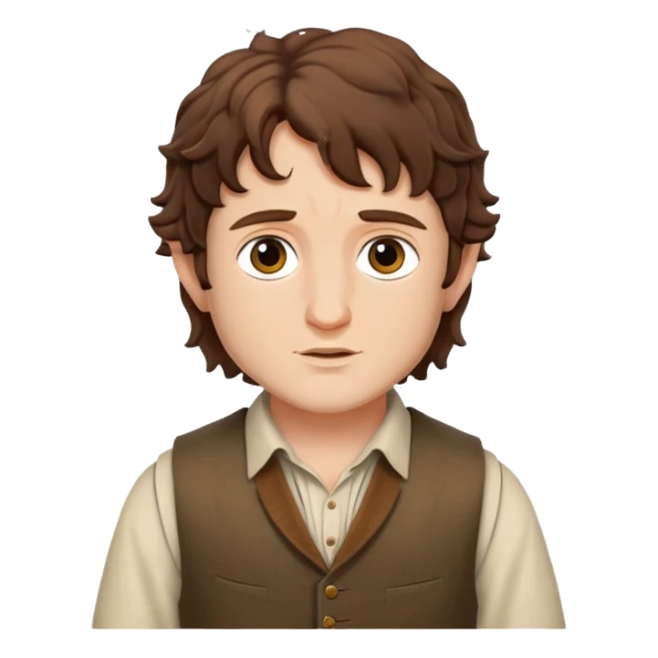Frodo Baggins from The Lord of the Rings sticker
