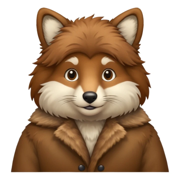 animal, half body,half body. sticker