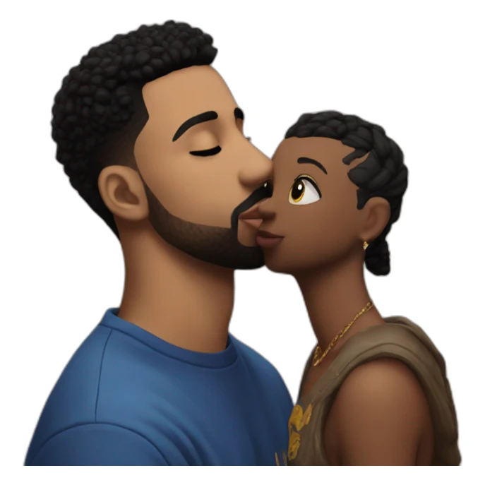 drake kissing 21 savage sticker