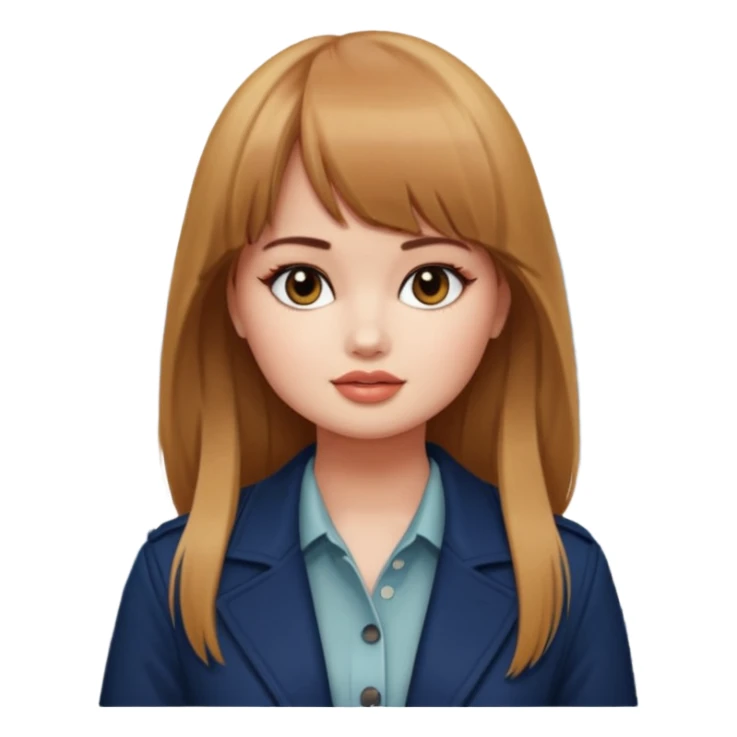 Debby Ryan (straight bangs) in the Big City sticker