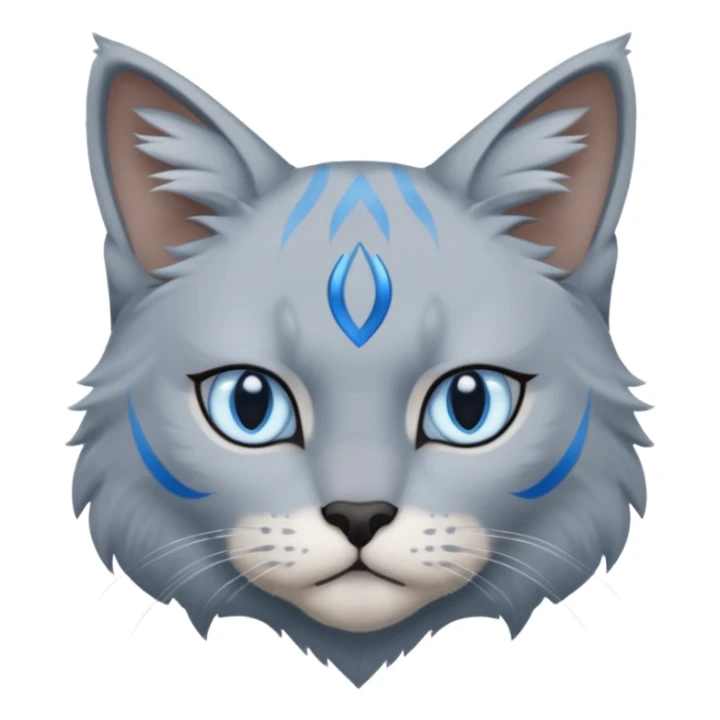 bluestar warrior cat sticker