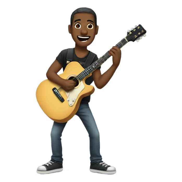 Man of guitars  sticker