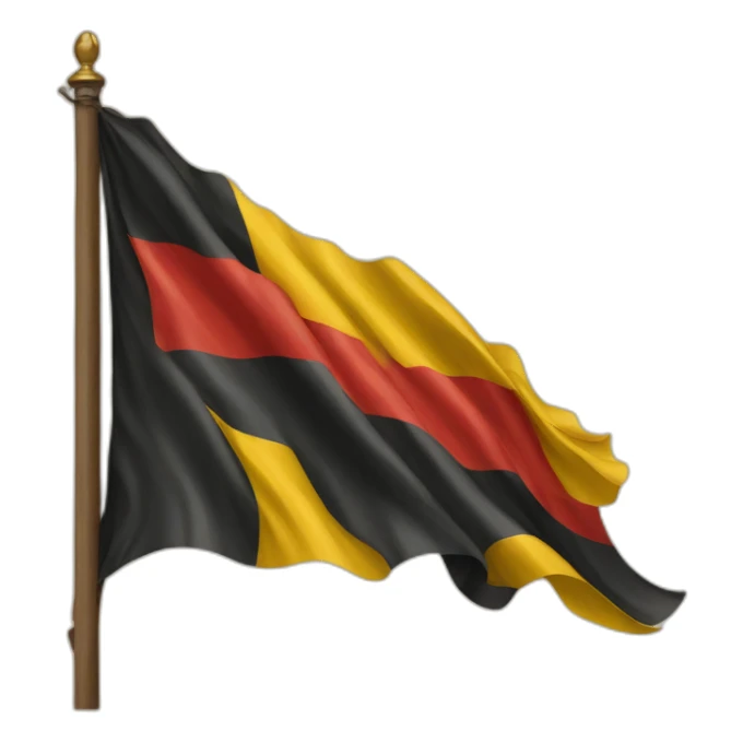 drapeau allemand en 1947 sticker