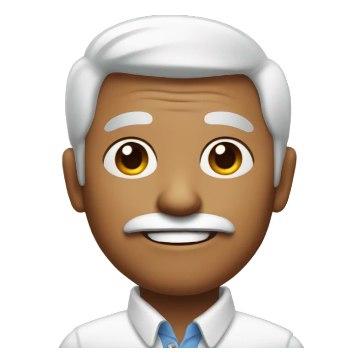 grandpa with heart eyes  sticker