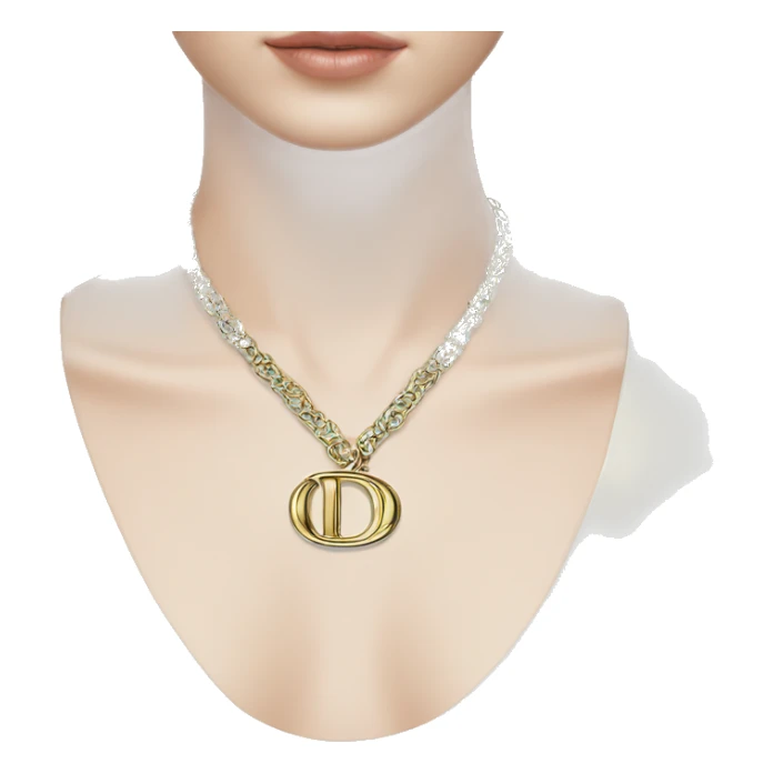 Dior necklace sticker