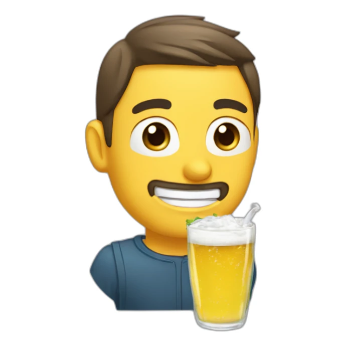 Jueza con botella y  copa de champaña sticker