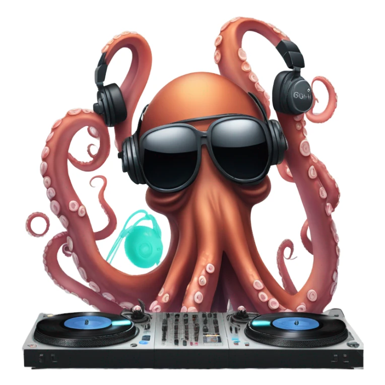 Octopus DJ sticker